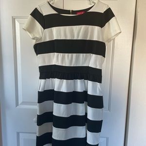 Elle Striped A-Line Dress